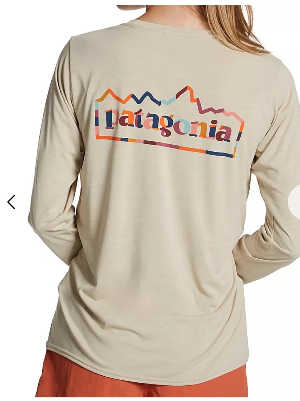 Patagonia Capilene Cool Daily Graphic Long Sleeve T-Shirt medium women’s